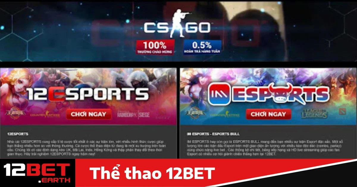 Lý do bạn nên chọn Thể thao 12bet